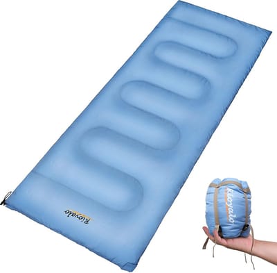 Lichtgewicht 3-Seizoenen Slaapzak XXL Rechthoekig - Waterdicht & Compact voor Kamperen, Reizen en Backpacken