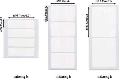 1000 Zelfklevende Indexlabels in 12 Pakketten, 3 Maten, Schrijfbare Tabs voor Documenten, Notities en Notebooks