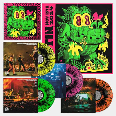 King Gizzard - Live in Austin '24 (4LP Neon Splatter Vinyl Box Set)