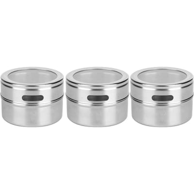 3 Stuks Roestvrijstalen Kruidenpot Kan Specerij Condiment Fles Keuken Barbecue Accessoire