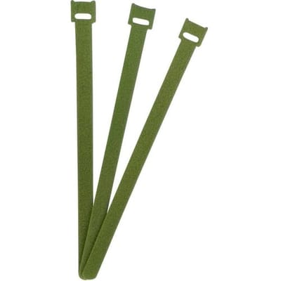 FASTECH® Klittenband kabelbinder Om te bundelen Haak- en lusdeel (l x b) 250 mm x 13 mm Groen 100 stuk(s)