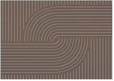 MD Entree - Deurmat - Schoonloopmat - Impression Zen - Knot Taupe - 50 x 75 cm
