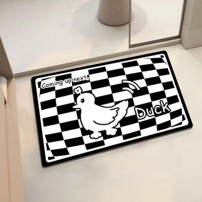 Schaakbord Zachte Diatomeeënaarde Absorberende Mat Badkamer Badkamerdeur Antislip Sneldrogende Mat Deurmat Entree 40*60cm