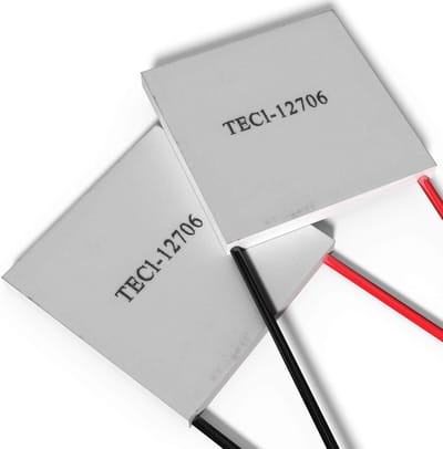 Thijox - Peltierelement thermo-elektrische module Peltier TEC 12V [TEC1-12706] [60W] | 2 stuks koelbox generator voor camping, auto, computer overcloc