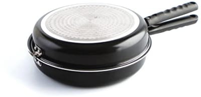 Dubbele Pan voor Tortilla met Antiaanbaklaag en Veiligheidsvergrendeling