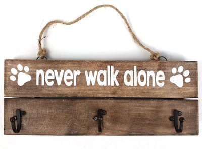 Kapstok Never walk alone