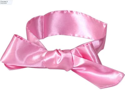 BDSM Blinddoek / Zacht als Zijde Bondage Masker - Licht Roze