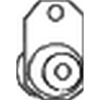 Rubberstrip, uitlaatsysteem BOSAL 255-257