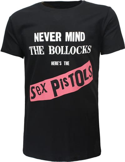The Sex Pistols NMTB Here’s The Sex Pistols T-Shirt - Officiële Merchandise - S