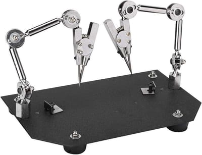 Allecta - Derde Arm voor Soldeerwerk - Sieraden Lasarmatuur met Clips - Handige Hulp - Sieradenmaker Gereedschap