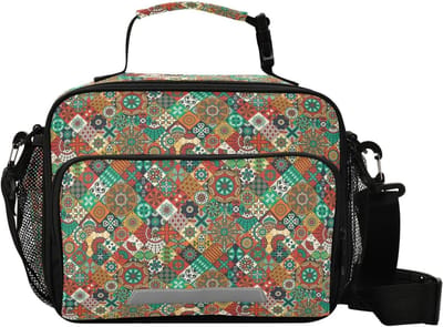 Kinderen Lunchbox - Broodtrommel Koeltas - Eten Meenemen - Geïsoleerd Houdt Warm/Koud - 11x4.3x9 Inch - Multicolor