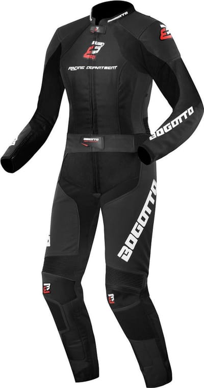 Bogotto Losail Dames Zwart 2-Delig Motorpak - Racepak