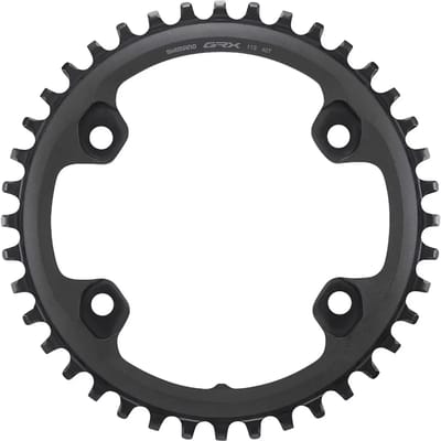 Shimano GRX FC-RX600-1 Kettingblad 40T – 1x11-speed, 110 mm, Narrow-Wide, Aluminium, Zwart