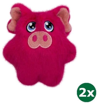 Kong snuzzles mini varken 2x 11x10x4,5 cm