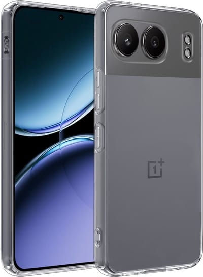 Hoesje - Geschikt voor OnePlus Nord 4 - Sterk & Shockproof - Siliconen Case - Hoes Cover - Telefoonhoes - Transparant
