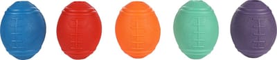 Flamingo Hondenspeelgoed American Football - Oranje - 10 x 7 x 7 cm
