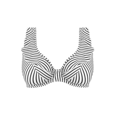 Freya JEWEL COVE UW HIGH APEX BIKINI TOP Dames Bikinitopje - Stripe Black - Maat 75D (EU)