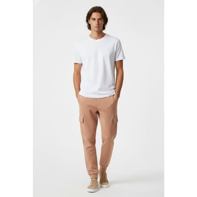 Lacoste Tracksuit Trousers Latte Größe: M | Jogginghosen Outlet | Herren