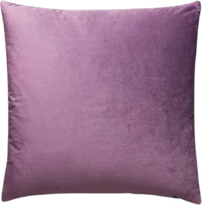 Velvet kussenhoes Lila XL - 60x60 cm. - fluweelachtig - groot kussen - roze - met rits - luxe kussens