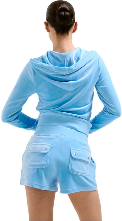 Juicy Couture Juicy Couture Classic Velour Short With Back Pocket - Maat XS