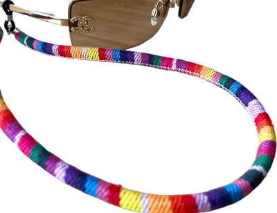 Brillenkoord - Eyezoo® Ibiza – Rainbow - Zonnebril Koord Bohemian – Zonnebril Touwtjes