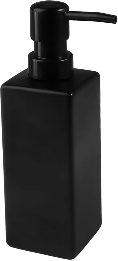 Zeepdispenser Van Glas, Moderne Gestreepte Vloeibare Zeepdispenser, Zeepdispensers voor Vloeibare Zeep, Vierkante Zeepdispensers, Zeepdispensere voor Badkamer, Tafel, Keuken