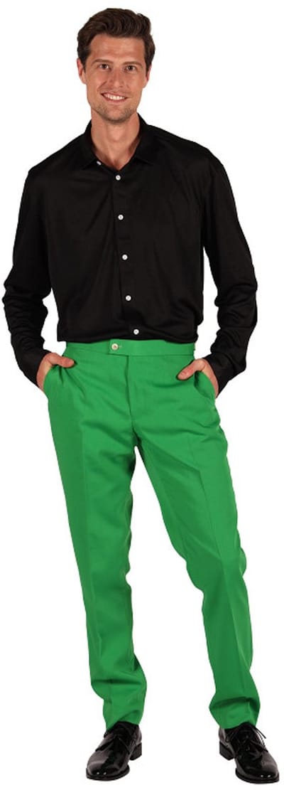 Thetru Broek Heren Groen - Classic Style Pantalon - Carnavalskleding & Verkleedkleren - Mannen - Maat S