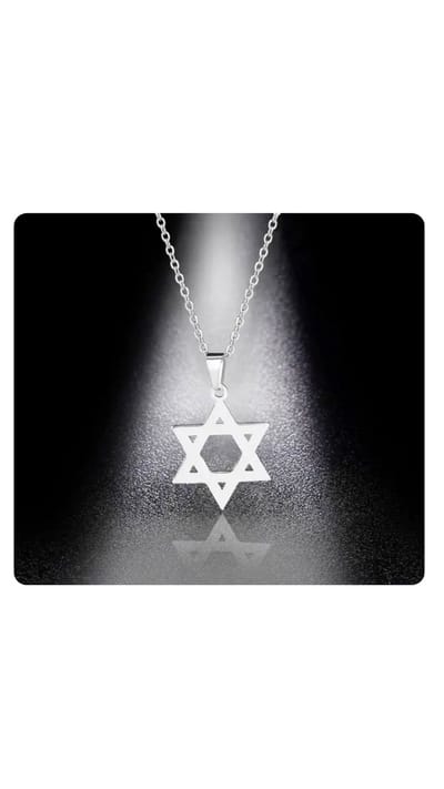 Akyol - Ster van David menorah joodse sieraden – joodse ketting - joden ster -ketting ster – Vrouwen hebreeuws mannen – Israël – Geloof – Chanoeka hanger