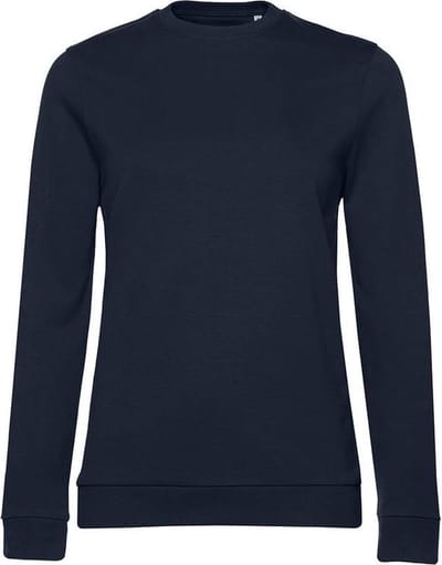 B&C Dames/dames Set-in Sweatshirt (Marine)