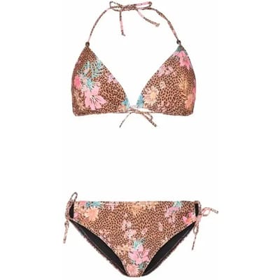 Protest Ale 21 – Triangel bikini set Dames – Triangel bikini top – Uitneembare vulling – Panterprint