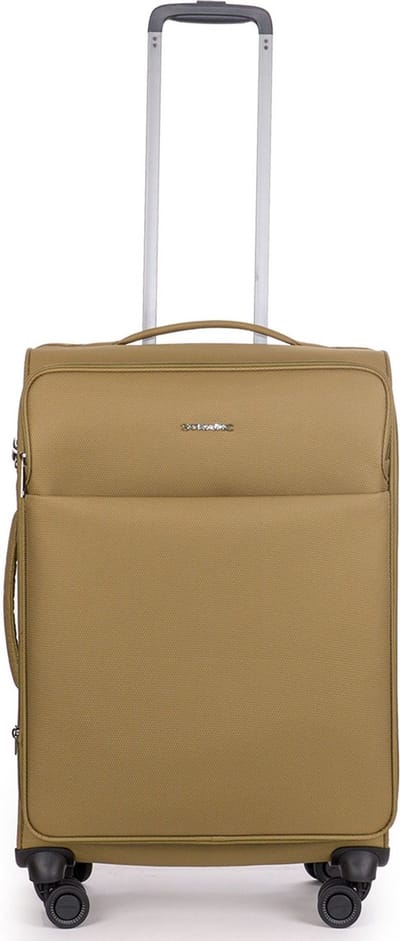Stratic Light+ - zachte koffer - medium– 68x43x26 cm – 2,5 kg - 61-68 L – lichtgewicht – khaki