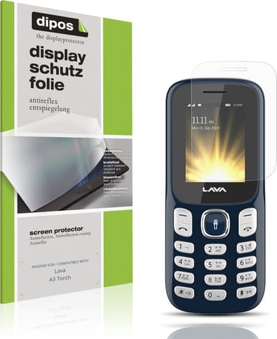 dipos – 4x Matte Beschermfolie geschikt voor Lava A3 Torch | Krasbestendige & antireflecterende Screenprotector Ultra-Thin
