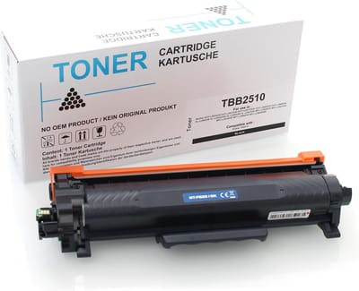 ABC huismerk Toner geschikt voor Brother TN2510 HL-L2400DW HL-L2400DWE HL-L2445DW HL-L2447DW MFC-L2800DW MFC-L2827DW MFC-L2835DW MFC-L2860DW MFC-L2860DWE
