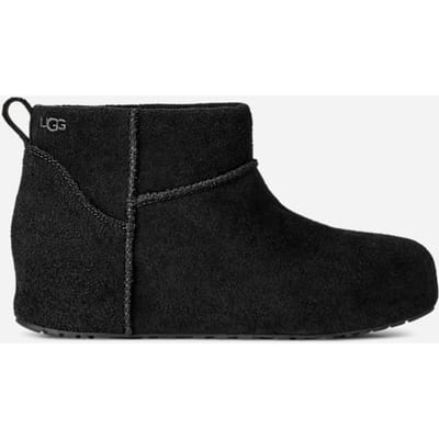 UGG® Classic Mini Enwrap-laars in Black, Maat 39, Rubber/Wol