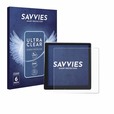 Savvies - Screenprotector voor Shelly Wall Display - Folie Beschermfolie transparant 6 Stuks
