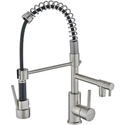 Essebagno Keukenmengkraan Mixer Pro Nikkel