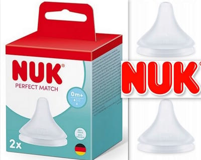NUK Perfect Match Siliconen Speen maat: S, 0 maanden+ , 2 stuks