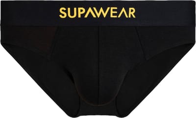SUPAWEAR Just Supa Brief Black - MAAT S - Heren Ondergoed - Slip voor Man - Mannen Brief