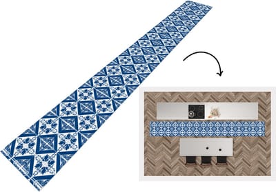 Keukenloper - Keukenmat - Tegel - Portugal - Patroon - 400x50 cm - Keuken vloerkleed