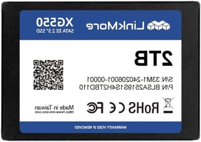 Interne SSD - Harde schijf - Sneller werken - Hoge schokbestendigheid - 2 TB - XG550