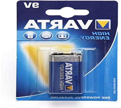 Blok Batterij - 9 Volt Batterij - Apparaten Voeden - Alkaline Mangaan - 1 Stuk - Zwart