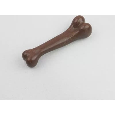 Natuurlijk Niet-Toxisch Hondengraat Kauwspeeltje Bijna Onverwoestbaar Anti-Bijt Puppy Kauwspeeltje Voor Kleine Middelgrote Grote Honden Huisdier Kauwspeeltje (Brown,M-15CM) bruin