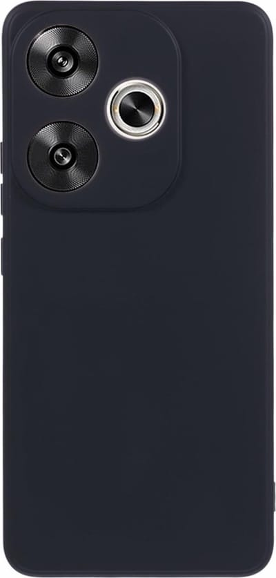 Coverup Hoesje - Geschikt voor Xiaomi Poco F6 Hoesje - Coverup Colour TPU Back Cover - Charcoal Black