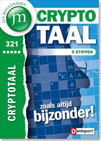Denksport Puzzelboek Jan Meulendijks - Cryptotaal 5*, editie 321