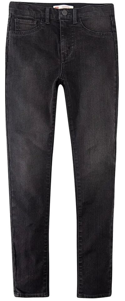 Lange Broek Levi's 720 High Rise Super Skinny Zwart Meisje