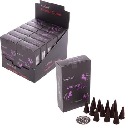 Stamford - Unicorn Grace - Wierookkegels - Wierook - 12 doosjes