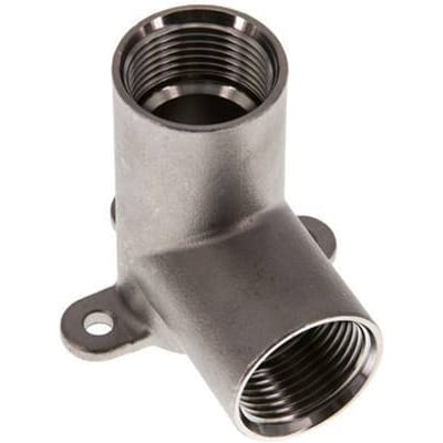 G 3/4'' RVS Muurplaat 2-weg Luchtdoorvoer 16 Bar - FL2-F-SH-034G