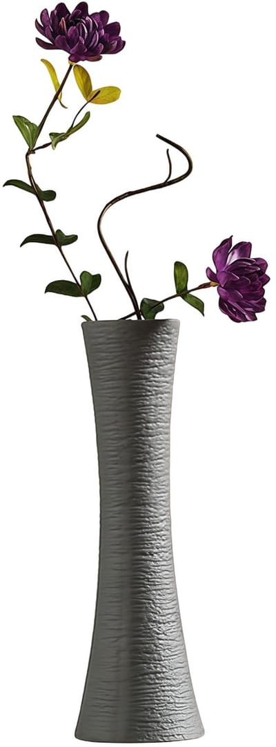 MTTproducts- Knopvaas 20 cm - Keramisch - Taps toelopend - Decoratieve Bloemenvazen - Voor enkele stengel bloemen - Minimalistisch design - Bloemenvase