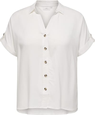 ONLY CARMAKOMA - CARYASMIN SHIRT S/S WVN NOOS Dames Blouse
