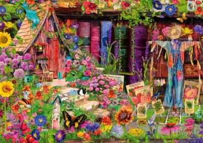 Bluebird Puzzle legpuzzel The Scarecrow's Garden - 2000 stukjes tuin.